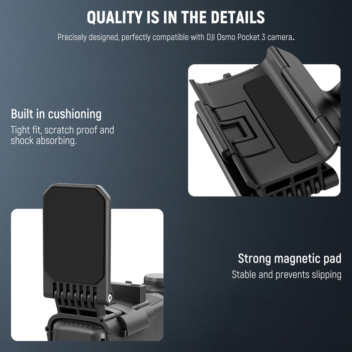 NEEWER BASICS AC015 Magnetic Camera Mount 180° Rotate For DJI Osmo Pocket 3