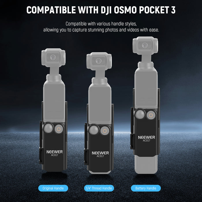 NEEWER BASICS AC017 Extension Adapter Bracket For DJI Osmo Pocket 3