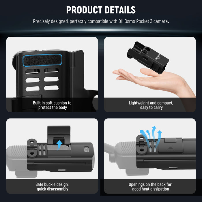 NEEWER BASICS AC017 Extension Adapter Bracket For DJI Osmo Pocket 3