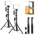 NEEWER BASICS BP132 2 Pack LED Video Light Panel Kit