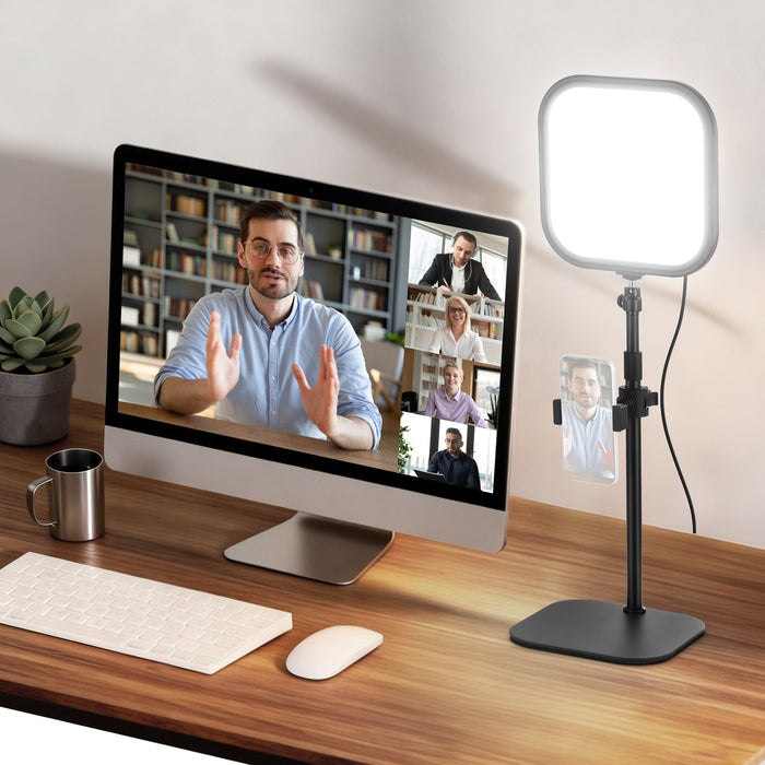 The 15W 10.8" panel light delivers a soft, evenly diffused continuous light