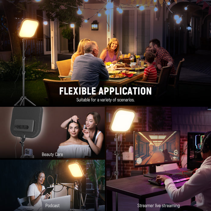 Scenarios for NEEWER L220 Full Screen LED Video Panel Light Kit