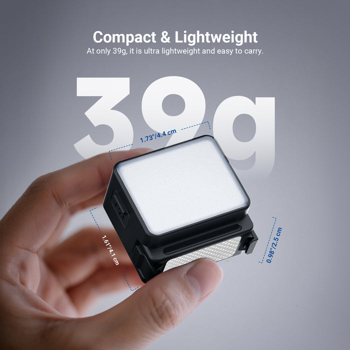 NEEWER BASICS M28 Magnetic Vlogging Light For DJI Osmo Nano/Action 6