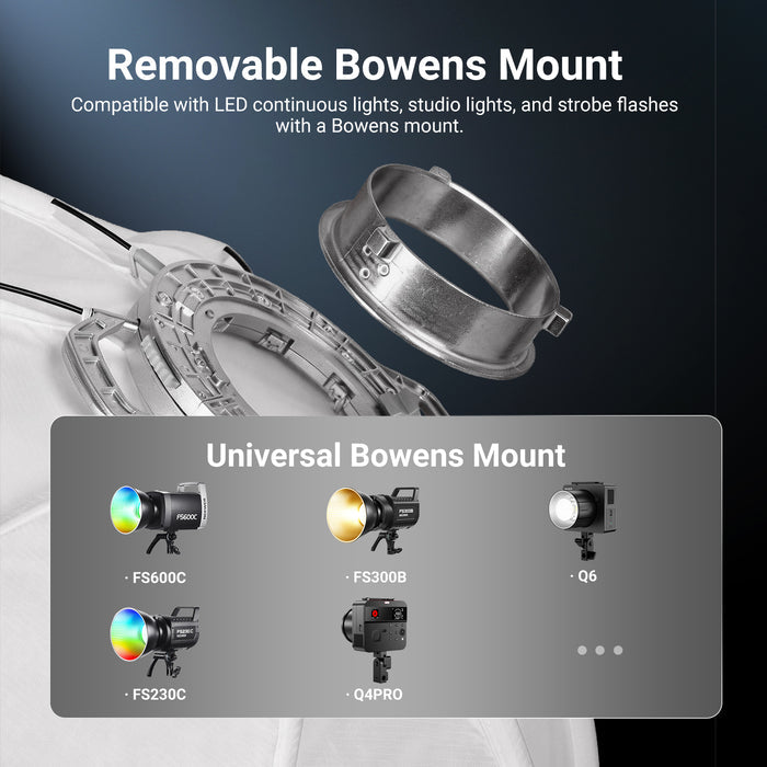 NEEWER BASICS NS69P 35.4'' Inverted Octagonal Softbox