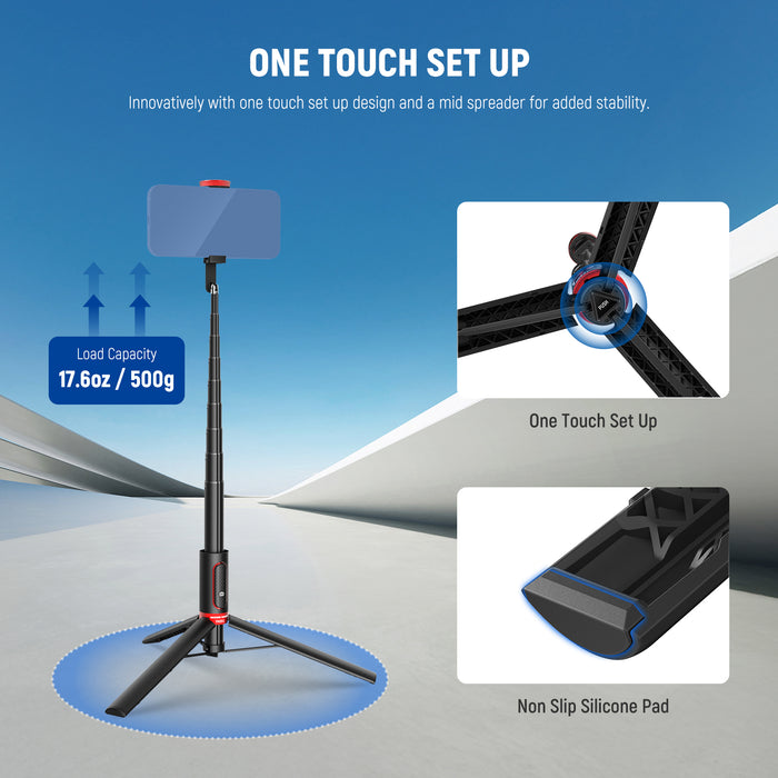 NEEWER PA991 One Touch Set Up Selfie Stick Tripod