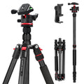 NEEWER BASICS TP17B 64"/162cm Carbon Fiber Travel Tripod Monopod