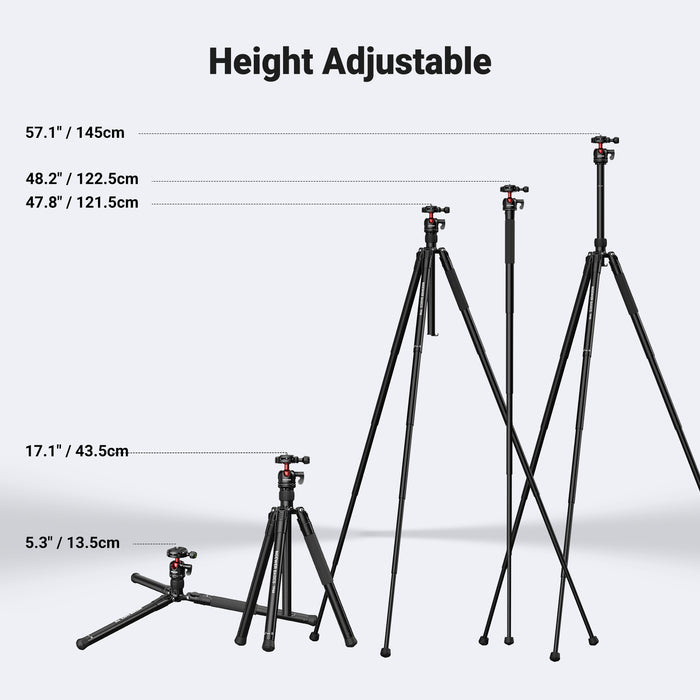 NEEWER BASICS TP68 57" Camera Tripod Monopod