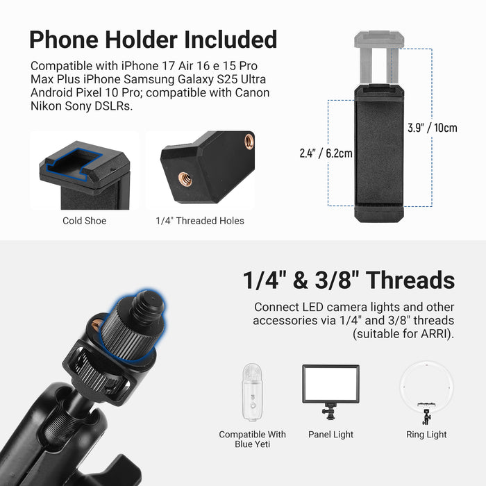 NEEWER BASICS UA061 Magic Arm Desk Mount