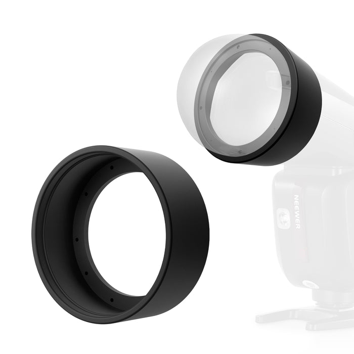 NEEWER CRS19 Silicone Round Flash Head Adapter Ring