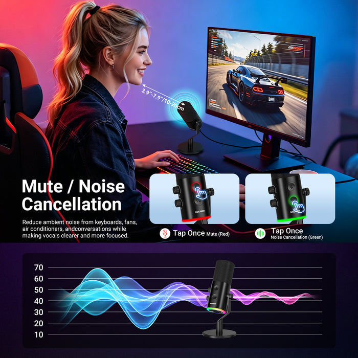 NEEWER DM03 USB/XLR Dynamic Cardioid Microphone