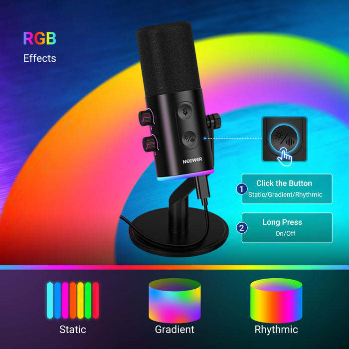 NEEWER DM03 USB/XLR Dynamic Cardioid Microphone