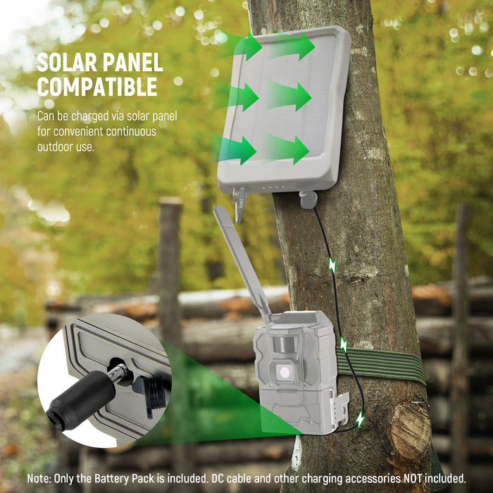 NEEWER EM6-D Hunting Camera Battery Pack for Reveal X Gen 3.0/X Pro/X Gen 2.0/SK/XB