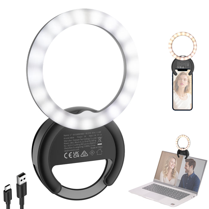 NEEWER BR40 4" Portable Mini Phone Selfie Ring Light