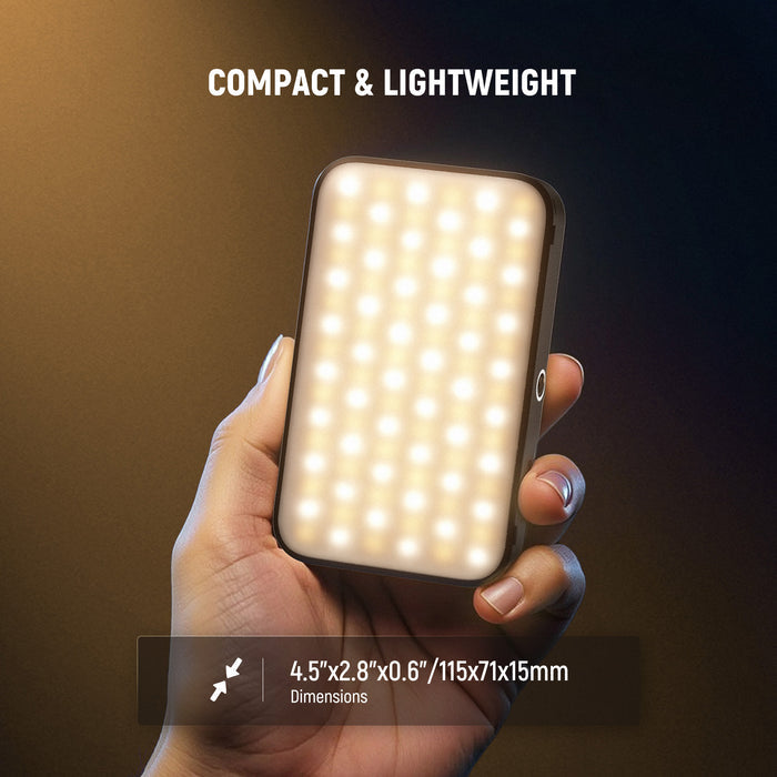 NEEWER N15 LED Fill Light is compact and lightweight.