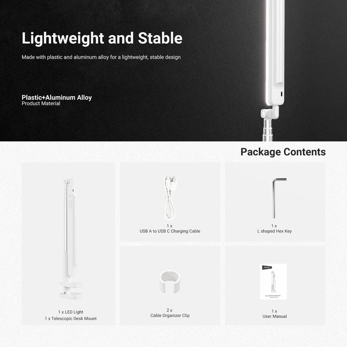 NEEWER ENTRY LEVEL VERSION N45 5W Desktop Overhead LED Light