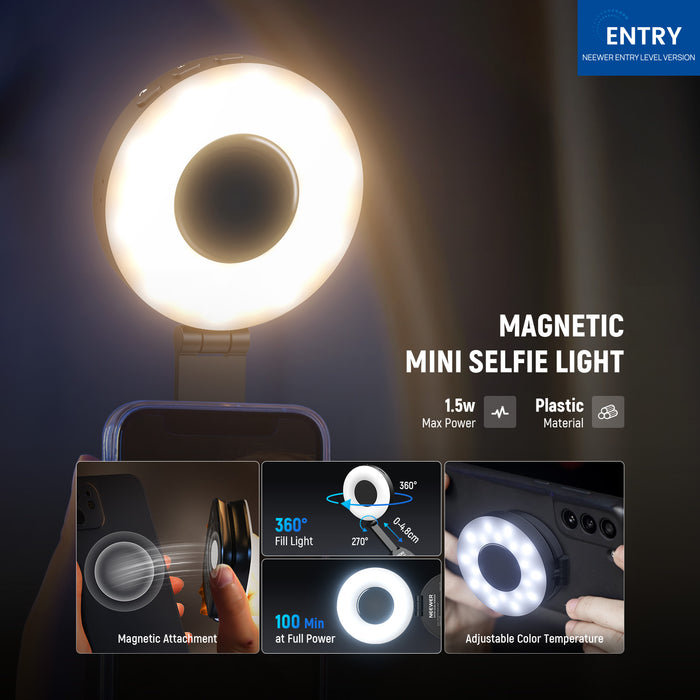 NEEWER NL40R Magnetic Selfie Light