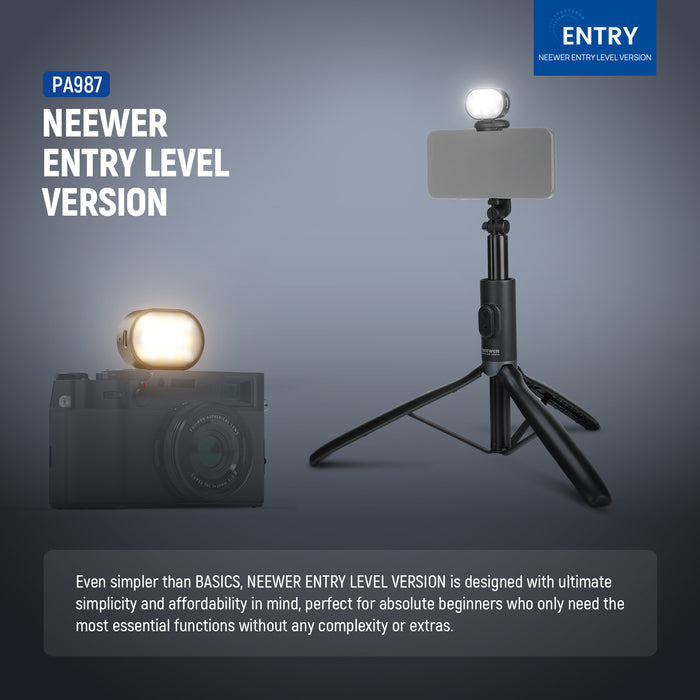NEEWER PA987 67" Selfie Stick Tripod is perfect for absolute beginners.