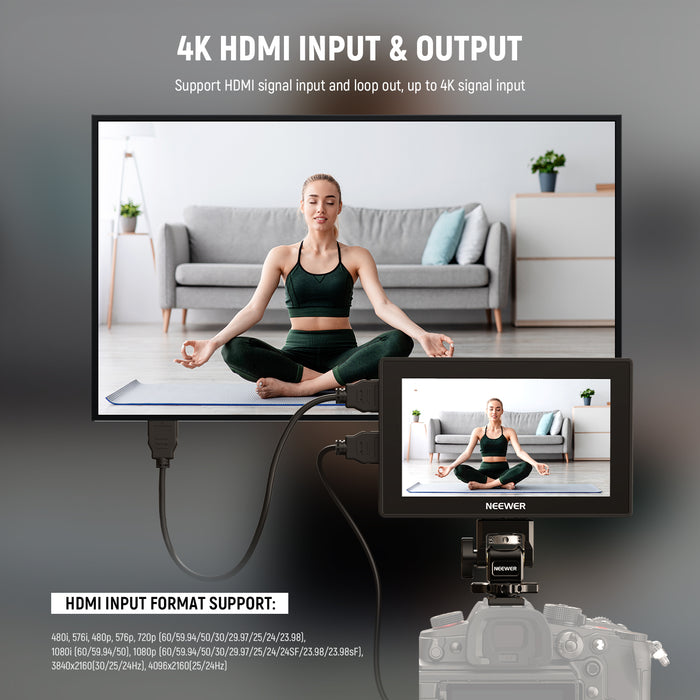 NEEWER F500 PRO LED 5.5" Camera Touch Screen Monitor