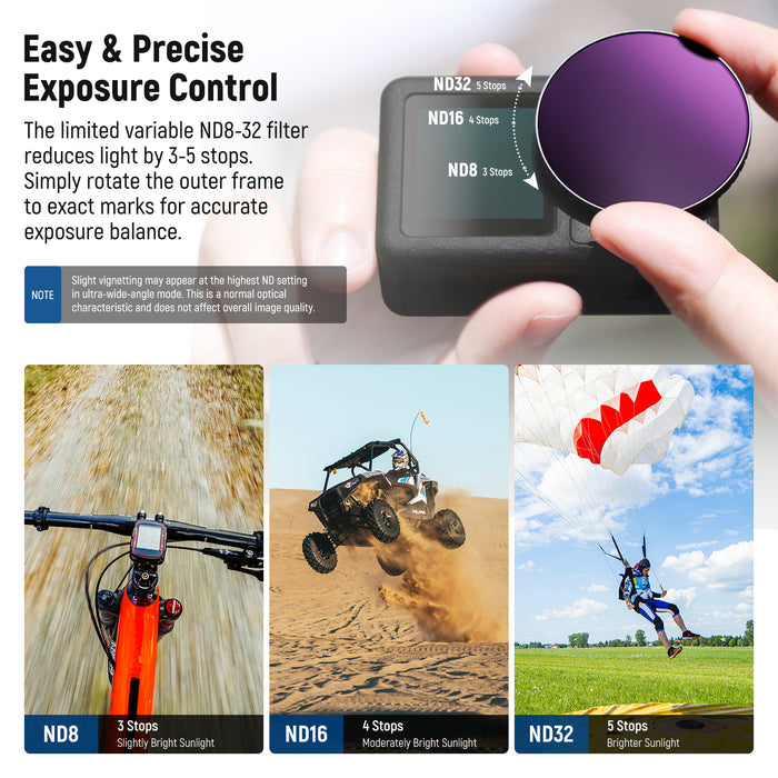 NEEWER Filter Lens Set For DJI Osmo Action 5 Pro/4