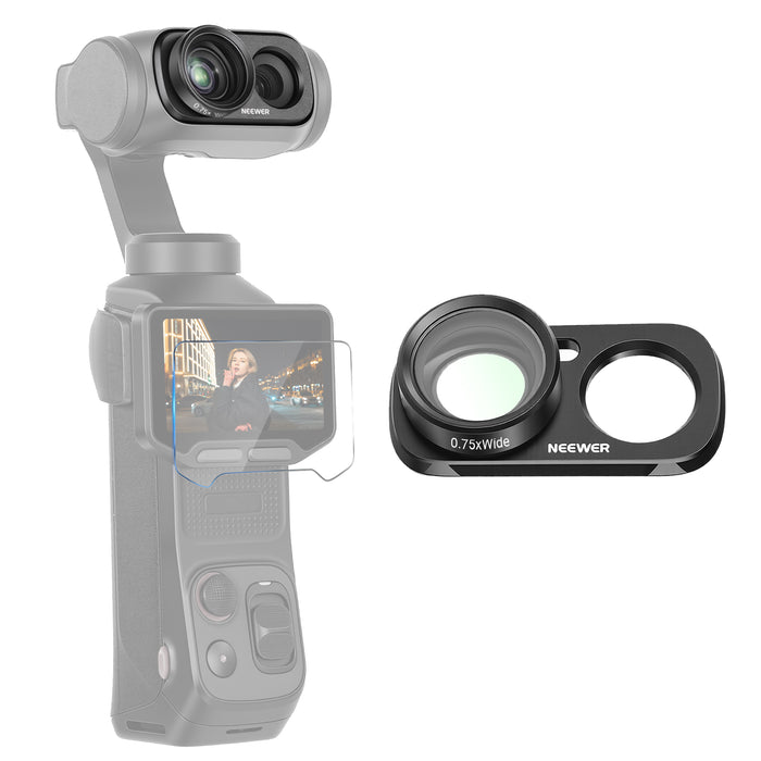NEEWER FL-L21 0.75x Wide Angle Lens Compatible with Insta360 Luna Ultra