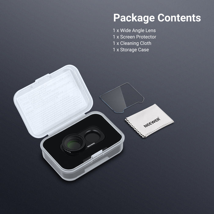 NEEWER FL-L21 0.75x Wide Angle Lens Compatible with Insta360 Luna Ultra