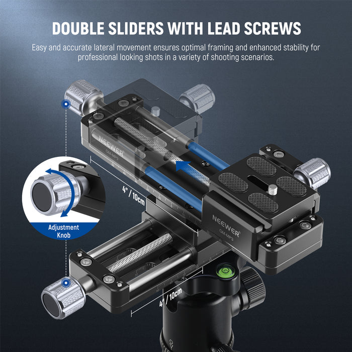 Double Sliders with Lead Screws