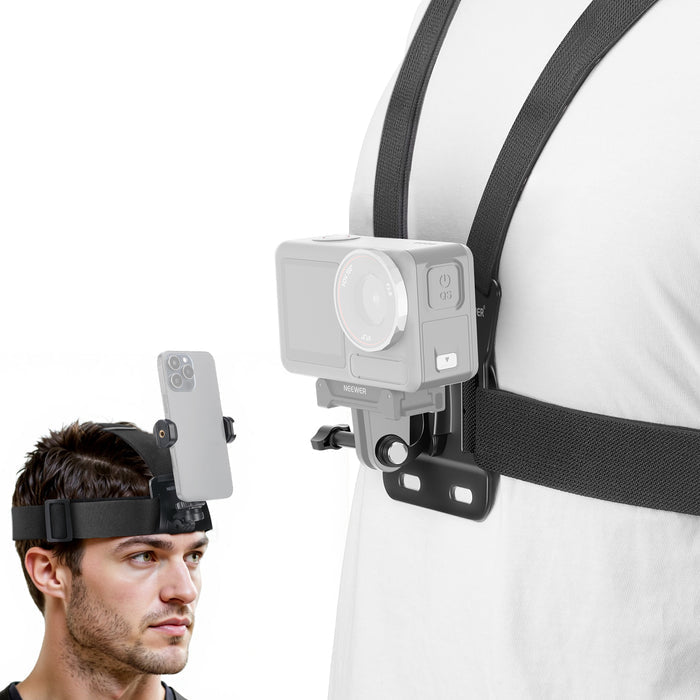 NEEWER GP-74 Phone Chest & Head Strap Accessories Kit