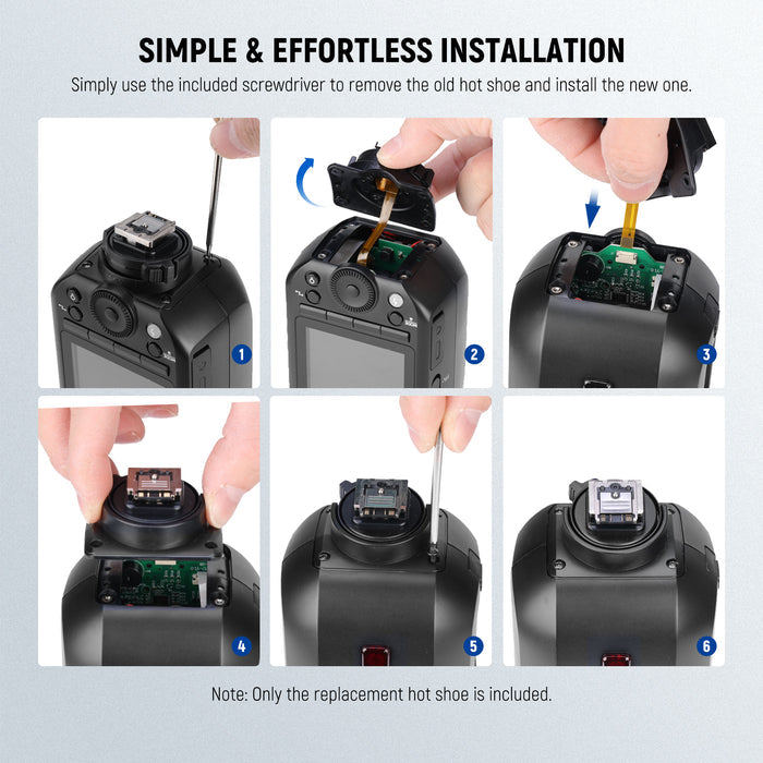 NEEWER Hot Shoe Replacement for Z2/Z2Pro/Z2II Flash Speedlite