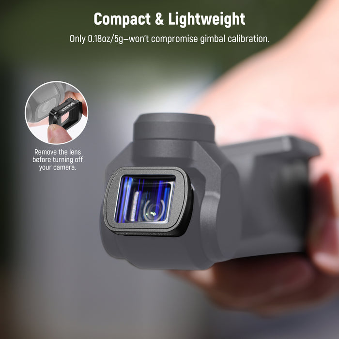NEEWER LS-44 Pro 1.2X Blue Anamorphic Lens For DJI Osmo Pocket 3 / Pocket 4 & Xtra Muse