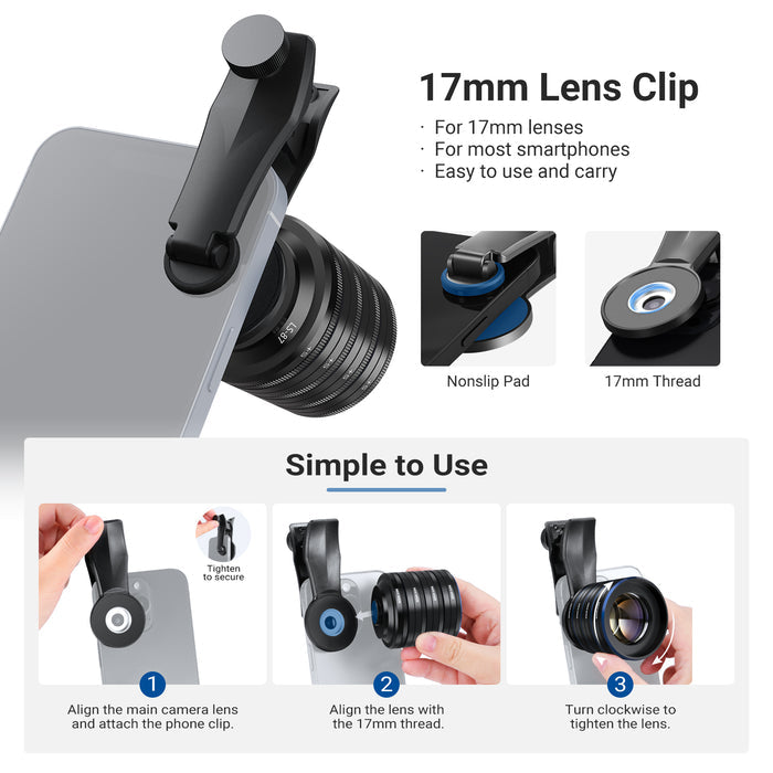 NEEWER LS-87 4 Pack Phone Macro Lens Kit