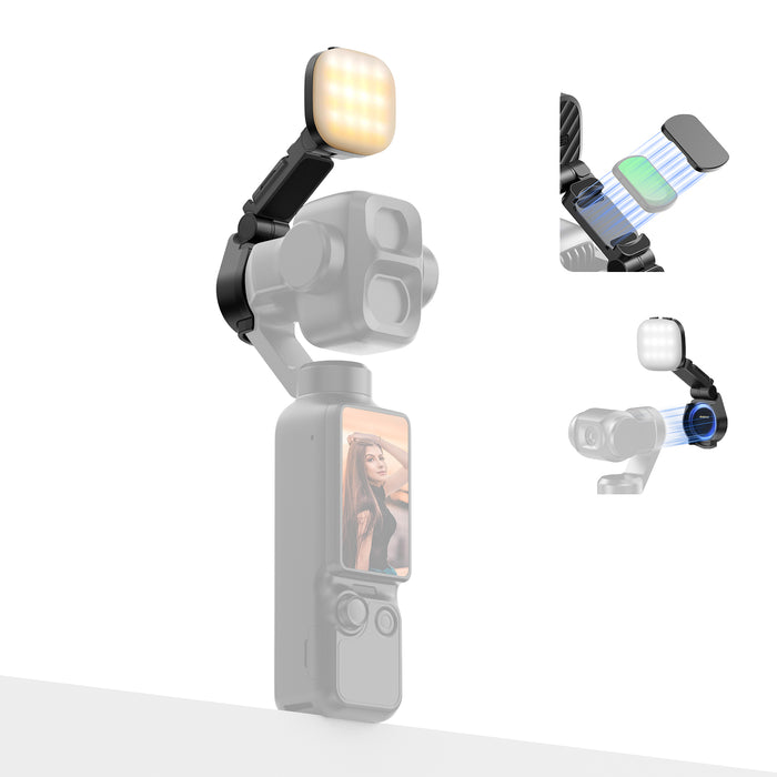 NEEWER M30 Magnetic Fill Light Compatible with DJI Pocket 4 / 4P / Xtra Muse 2