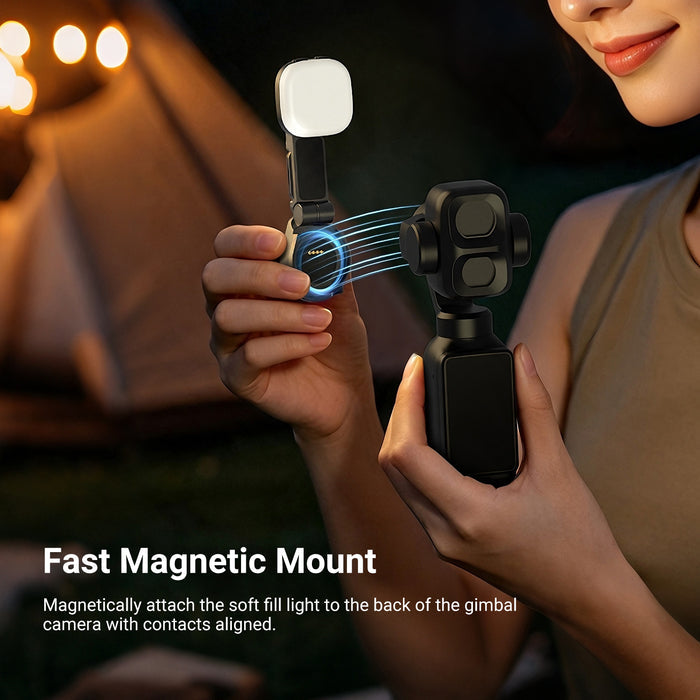 NEEWER M30 Magnetic Fill Light Compatible with DJI Pocket 4 / 4P / Xtra Muse 2