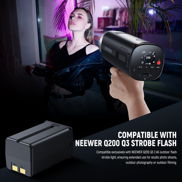 NEEWER NB-Q200 14.8V/3200mAh Replacement Li ion Battery for  Q200 Q3
