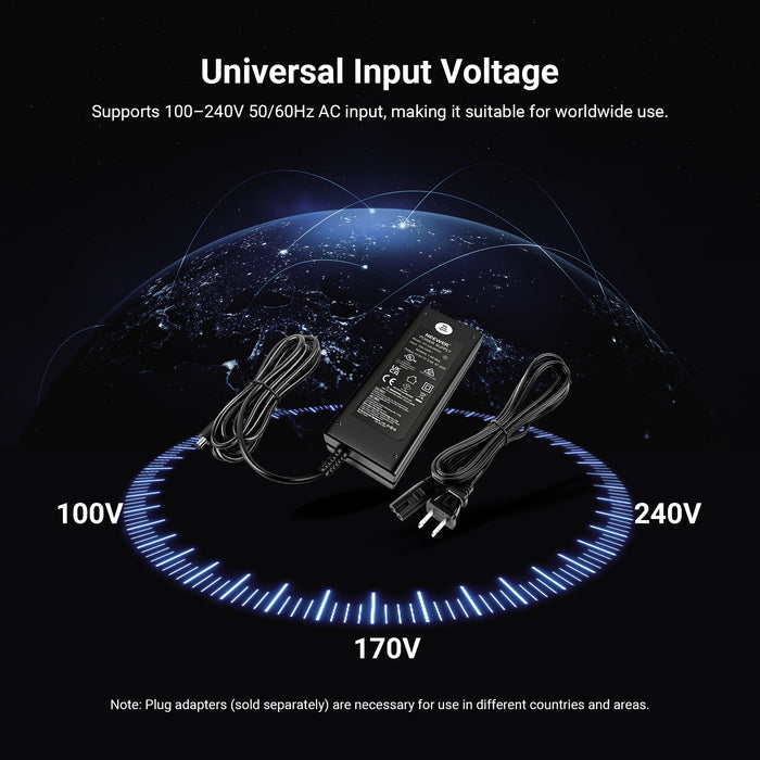 NEEWER NC-Q6 Power Adapter and Power Cord Set for Q6