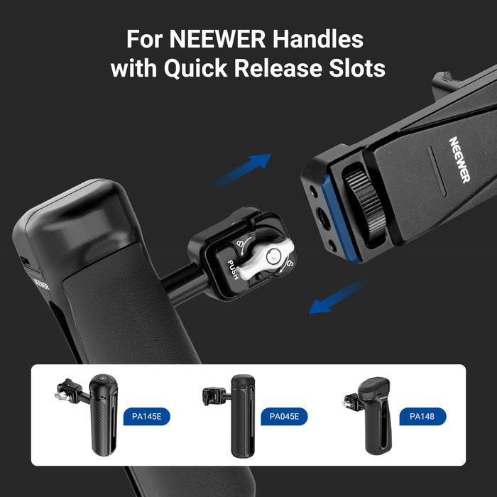 NEEWER PA047 PRO Universal Phone Holder with Lens Adapter & Filter Ring