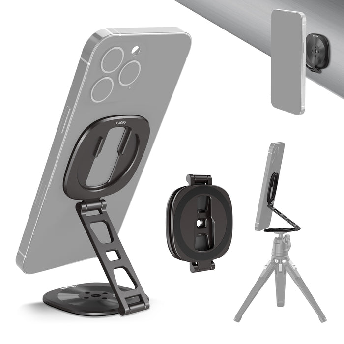 NEEWER PA095 Foldable Dual Magnetic Phone Holder