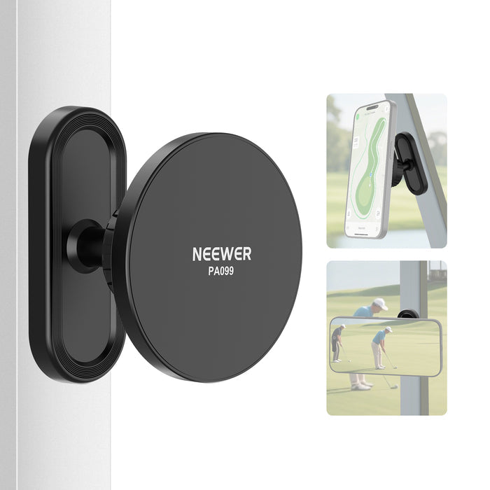 NEEWER PA099 Magnetic Golf Cart Phone Holder Mount