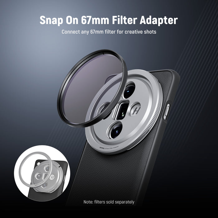 Snap On 67mm Filter Adapter