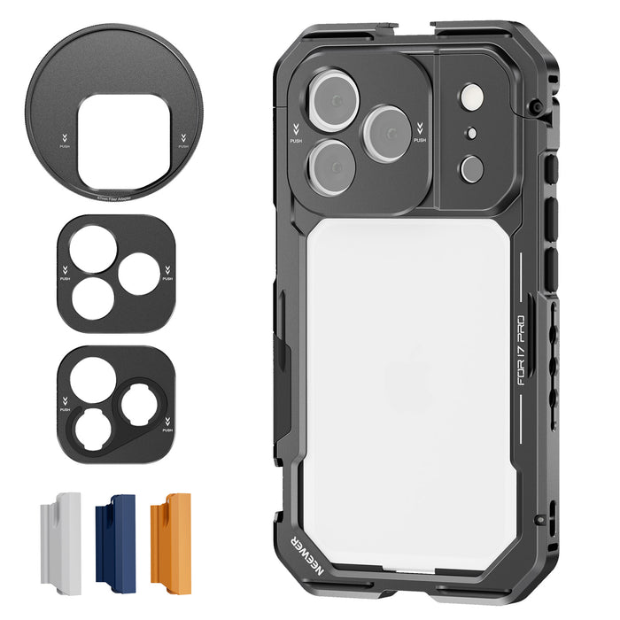 NEEWER PA143/PA144 Phone Cage Compatible with iPhone 17 Pro/Pro Max