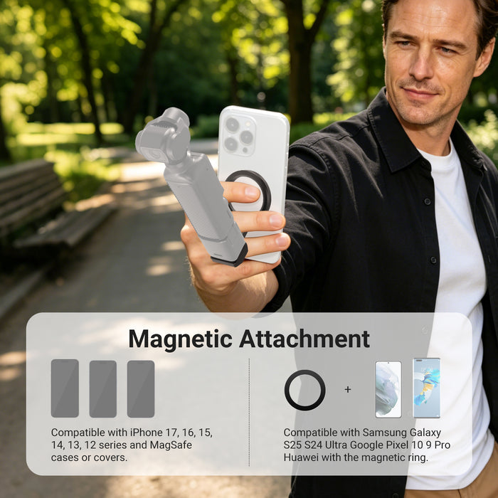 NEEWER PA160 Magnetic Mount Stand Compatible with DJI Osmo Pocket 3
