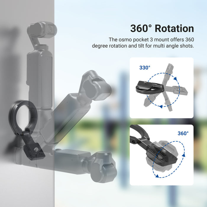 NEEWER PA160 Magnetic Mount Stand Compatible with DJI Osmo Pocket 3