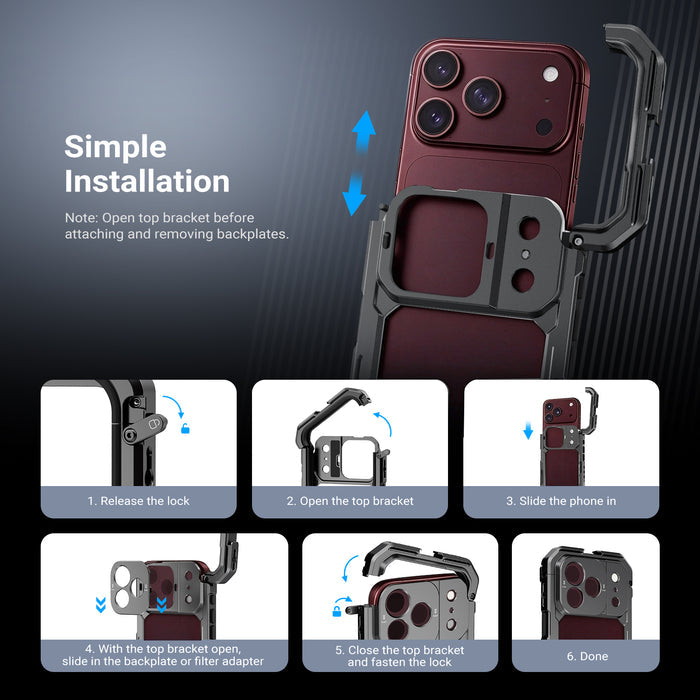 NEEWER PA193/PA194 Phone Cage for iPhone 18 Pro/Pro Max