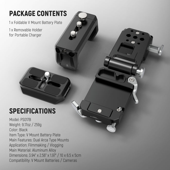 NEEWER PS017B V Mount Battery Plate