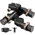 NEEWER TH17 3 Axis Geared Tripod Head with Micro Adjustment