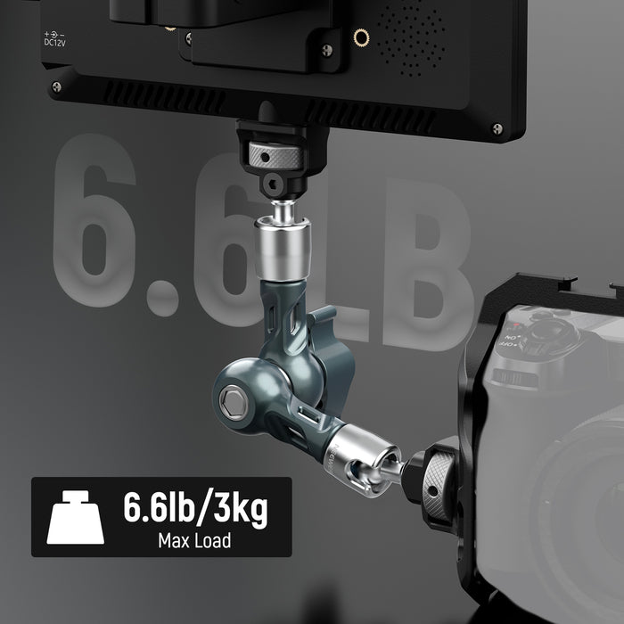 NEEWER UA082 Magic Arm Camera Mount supports a max load of up to 6.6 lbs.