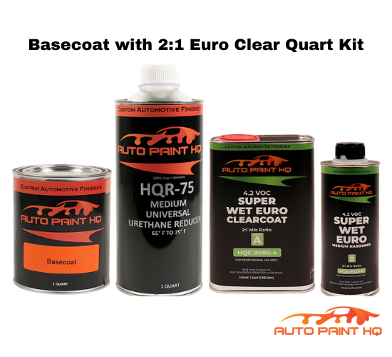 Nissan A51 Garnet Ember Basecoat Clearcoat Quart Complete Paint Kit