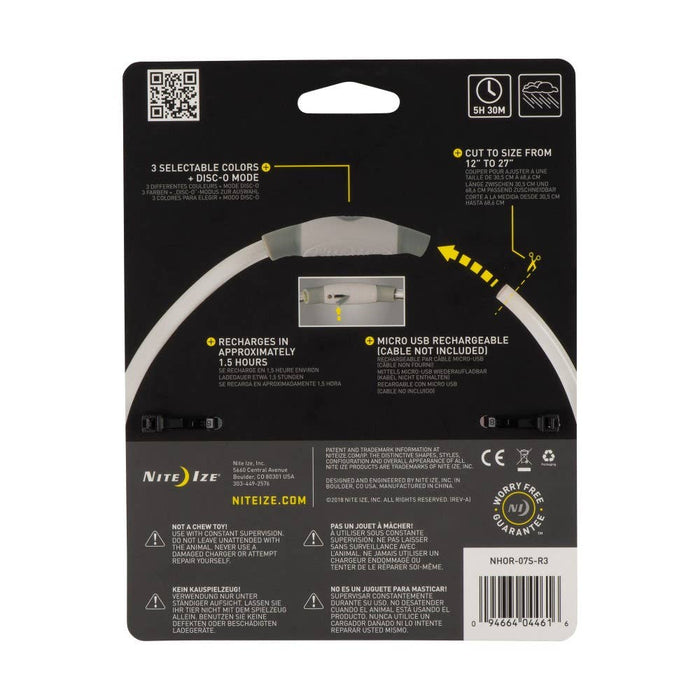 Nite Ize NiteHowl Rechargeable LED Safety Necklace-Disco