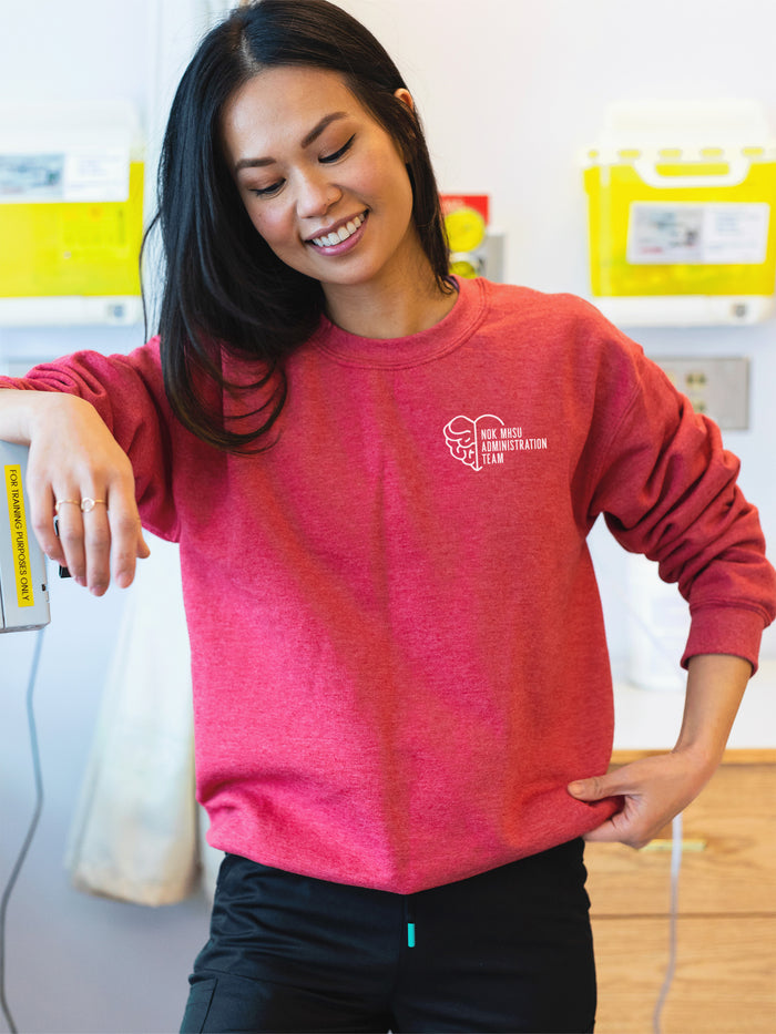 NOK Mental Health and Substance Use Administrative Team - Non-Pocketed Crew Sweatshirt - Lubdub Apparel