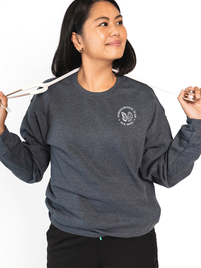 NOK Mental Health and Substance Use Administrative Team - Non-Pocketed Crew Sweatshirt - Lubdub Apparel