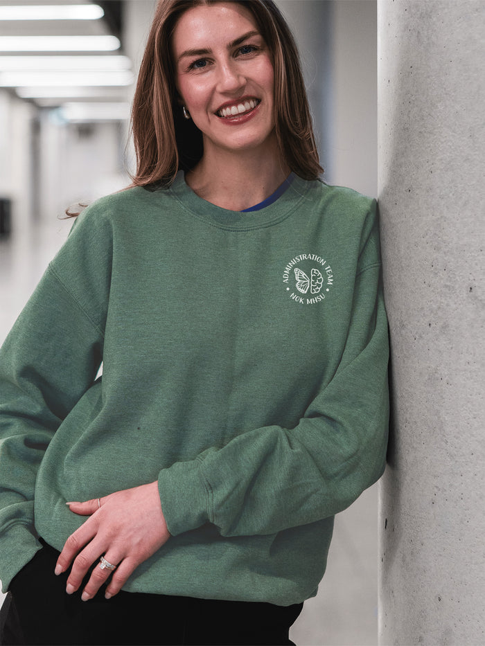 NOK Mental Health and Substance Use Administrative Team - Non-Pocketed Crew Sweatshirt - Lubdub Apparel